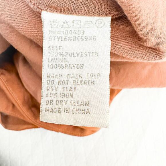 JOA Modern Masterpiece BC5946 Brown Wrap Skirt Double Bow Size Small - Picture 5 of 6